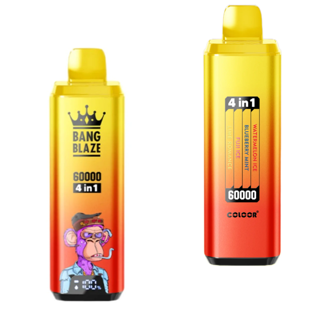 Bang Blaze vape 60000 puff 4フレーバー切替 10PCS/1 box - 画像 (2)