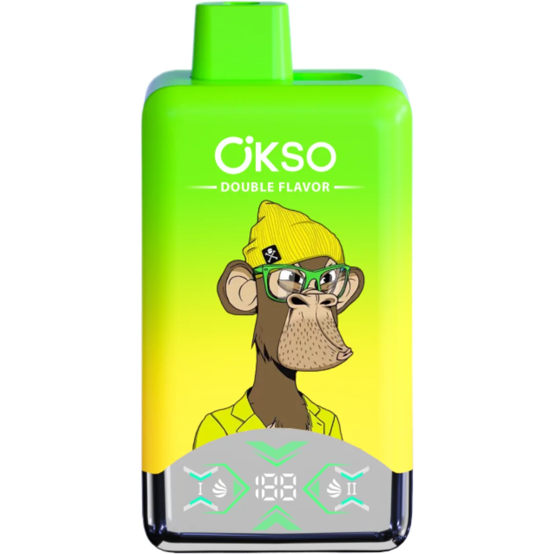 OKSO Double Flavor vape 60000 puff 2フレーバー切替10PCS/1 box - 画像 (2)