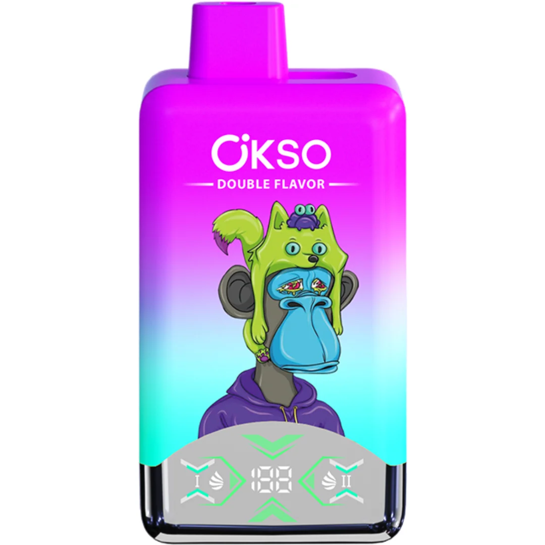 OKSO Double Flavor vape 60000 puff 2フレーバー切替10PCS/1 box - 画像 (5)