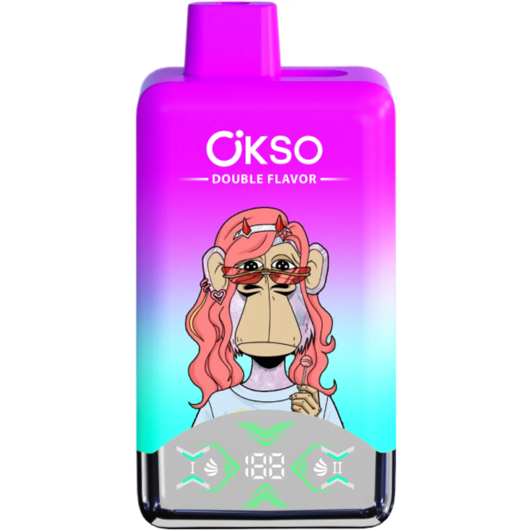 OKSO Double Flavor vape 60000 puff 2フレーバー切替10PCS/1 box - 画像 (12)